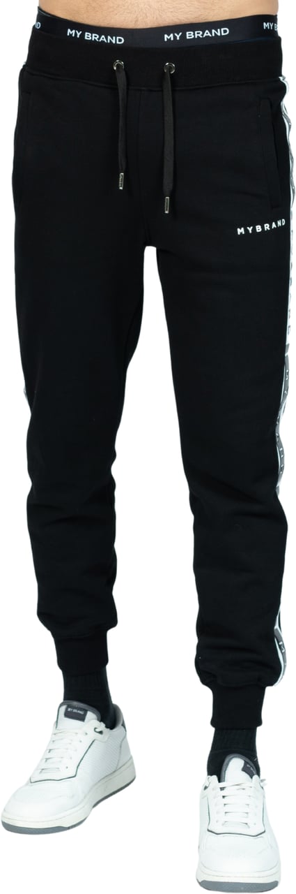 My Brand MB CONTRAST TAPING JOGGING BLACK | BLACK Zwart