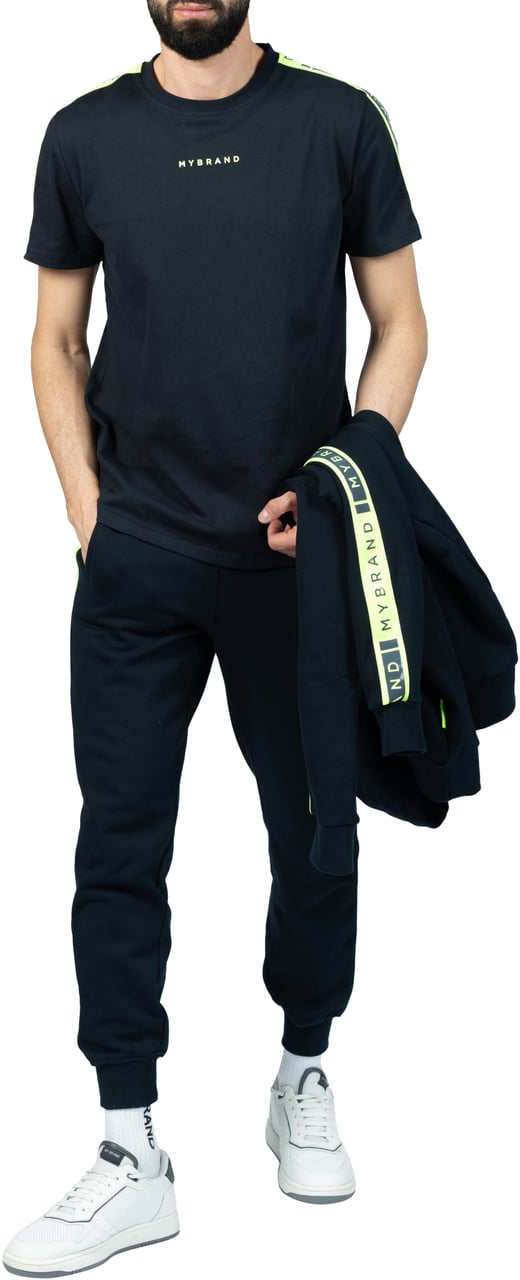 My Brand MB CONTRAST TAPING JOGGING KOBALT | KOBALT BLUE Blauw