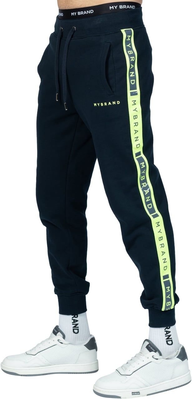 My Brand MB CONTRAST TAPING JOGGING KOBALT | KOBALT BLUE Blauw