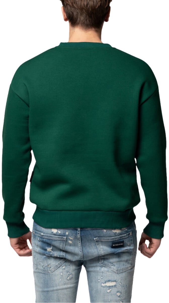 My Brand MB DOLCE VARSITY SWEATER | GREEN Groen