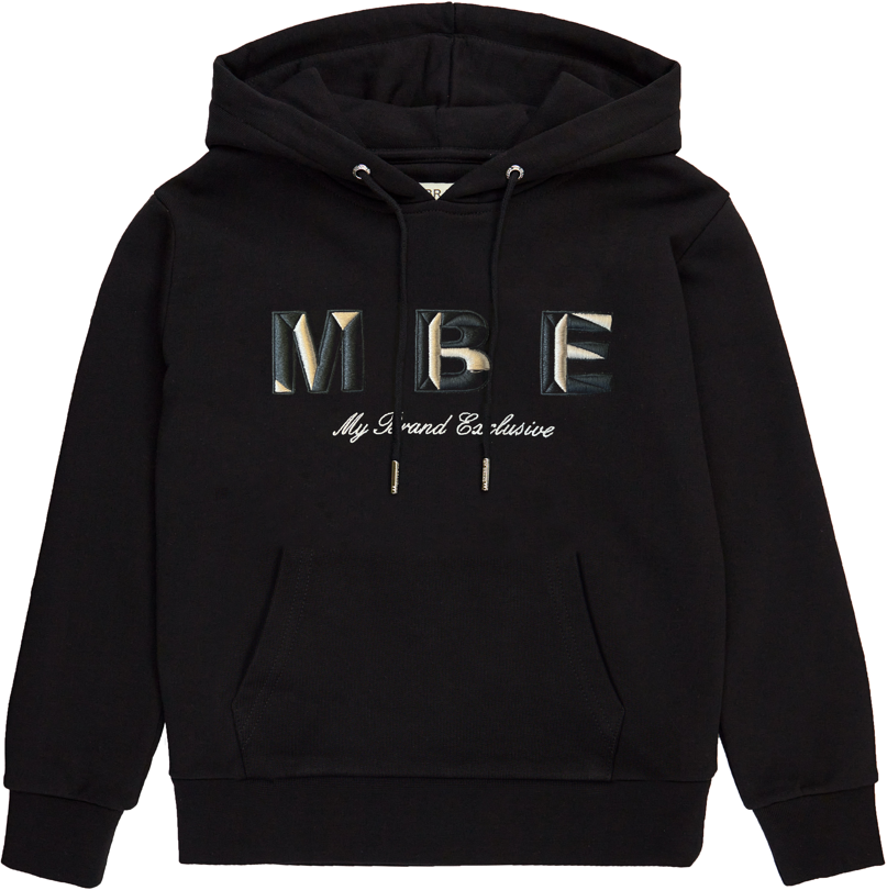 My Brand Mbe Logo Hoodie | BLACK Zwart