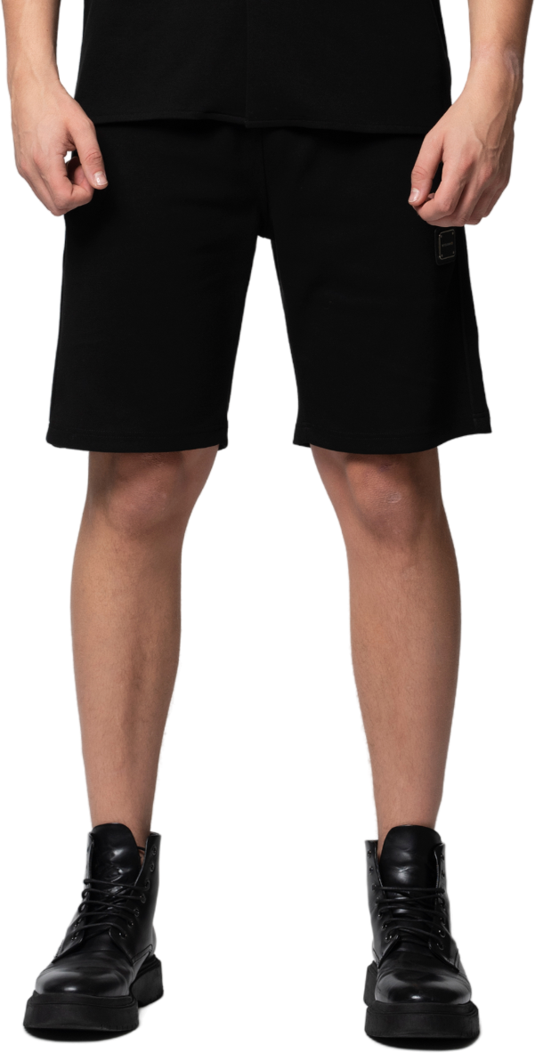 My Brand MB ESSENTIAL PIQUE BLACK SHORT | BLACK Zwart