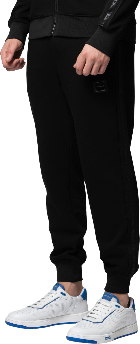 My Brand MB ESSENTIAL PIQUE BLACK TRACK PANTS | BLACK Zwart