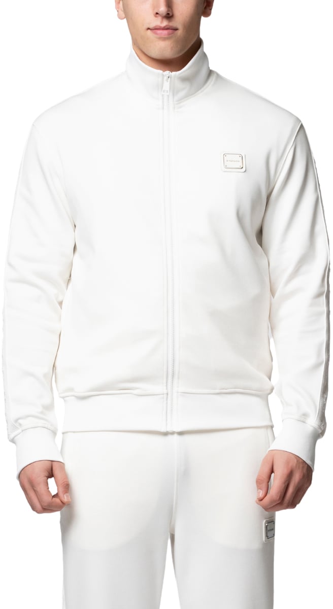 My Brand MB ESSENTIAL PIQUE WHITE TRACK JACKET | WHITE Wit