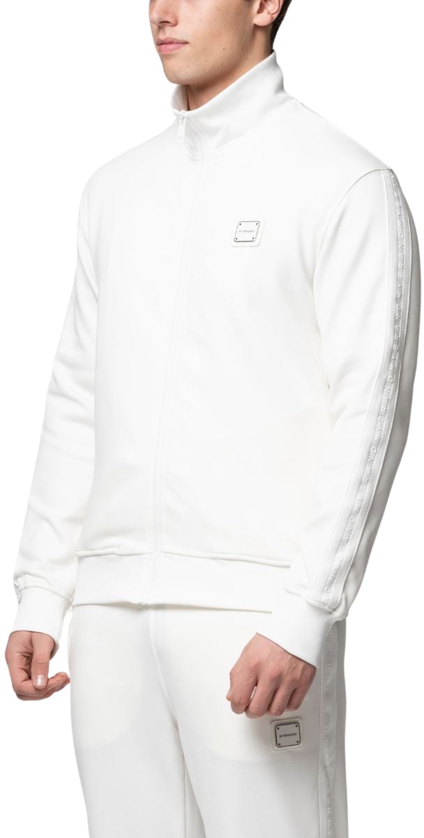 My Brand MB ESSENTIAL PIQUE WHITE TRACK JACKET | WHITE Wit
