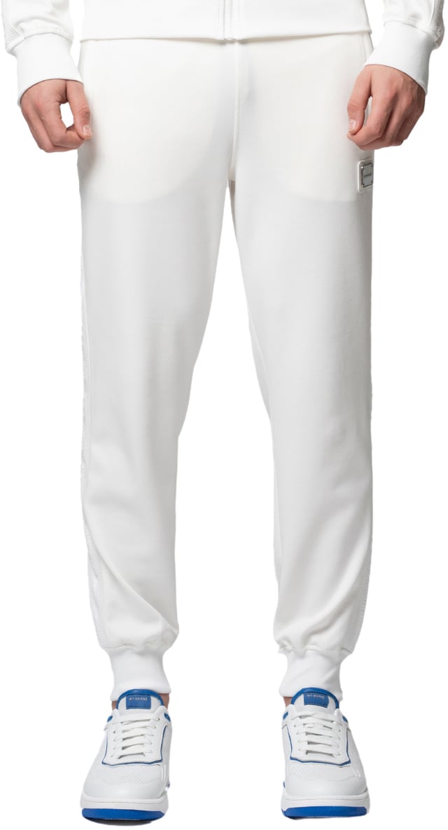 My Brand MB ESSENTIAL PIQUE WHITE TRACK PANTS | WHITE Wit