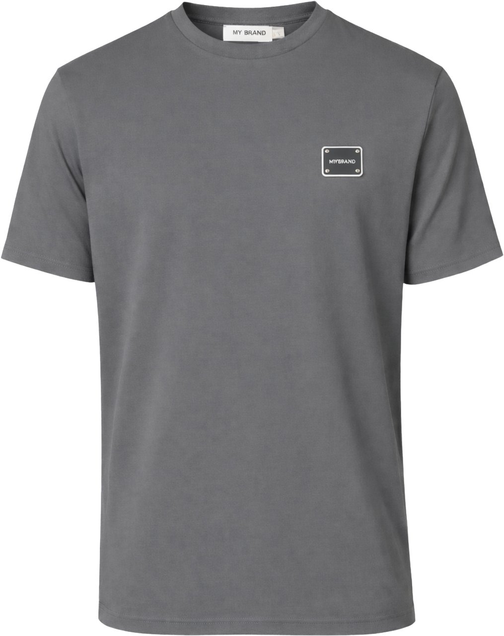 My Brand MB ESSENTIALS BAMBU TSHIRT | DARK GREY Grijs