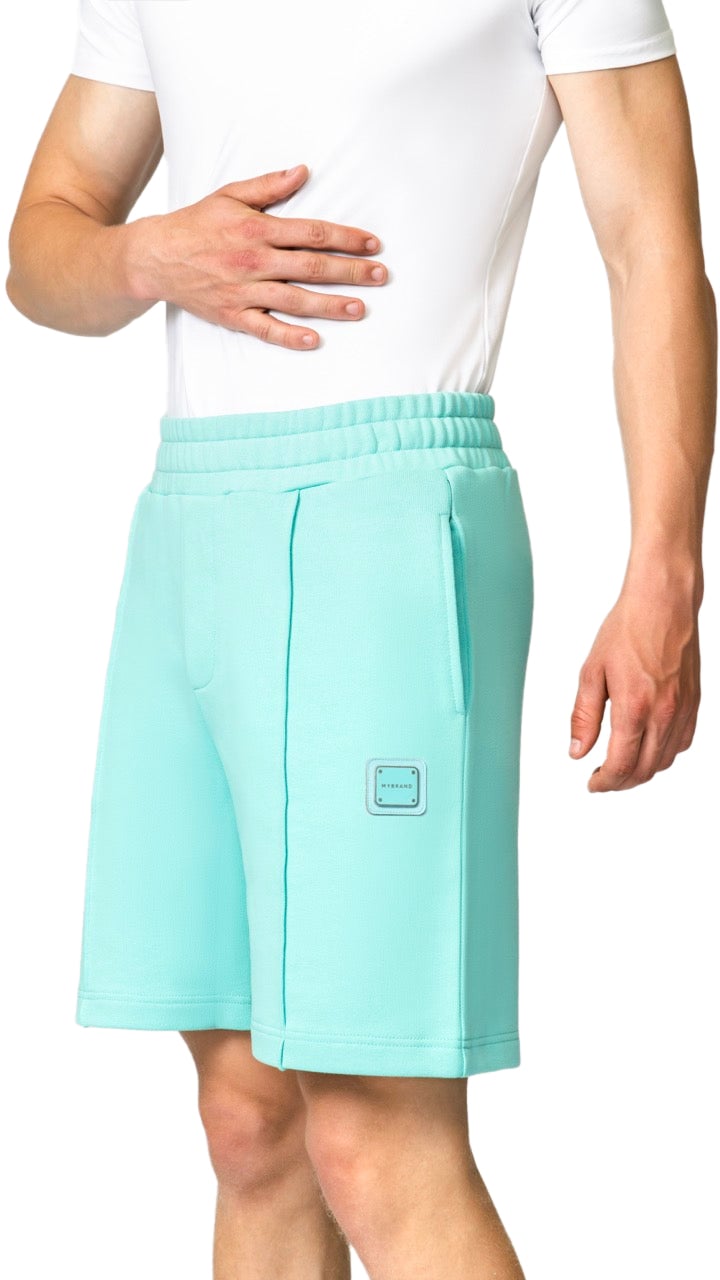 My Brand MB ESSENTIALS COTTON SHORT PANTS | AQUA Blauw