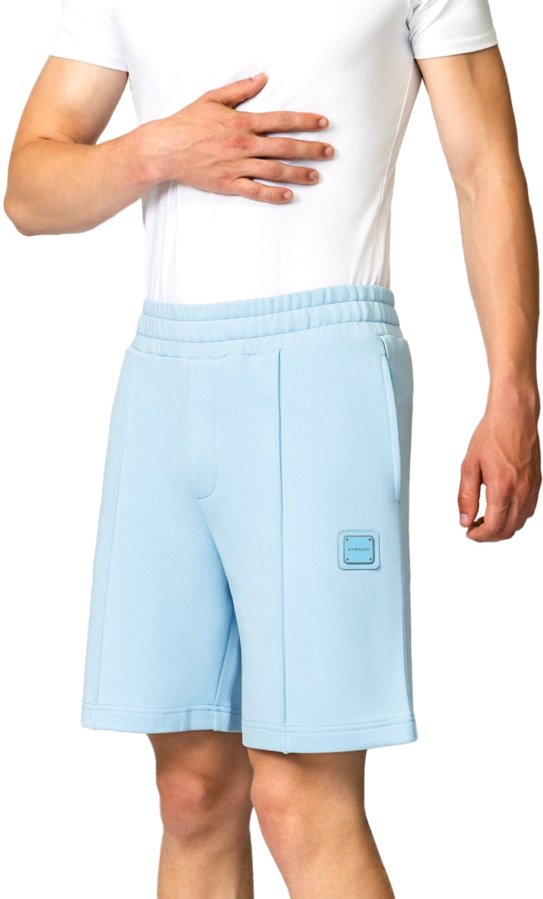 My Brand MB ESSENTIALS COTTON SHORT PANTS | BLUE Blauw