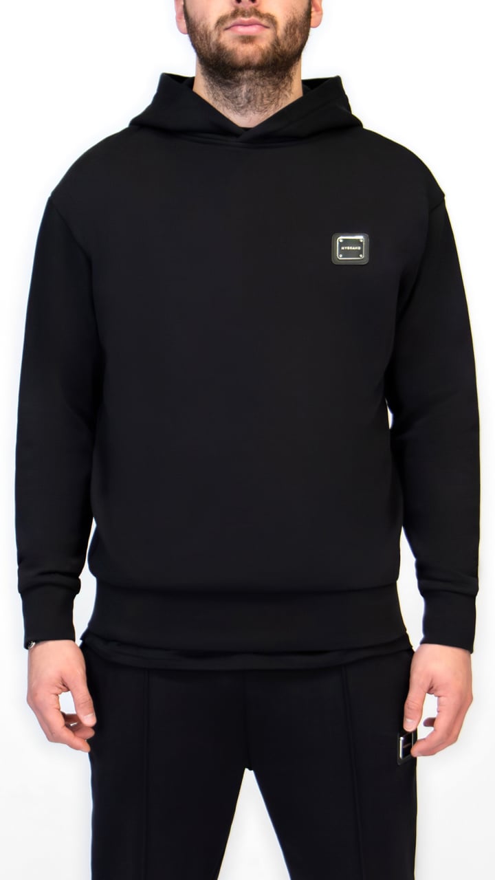 My Brand MB ESSENTIALS HOODIE | BLACK Zwart