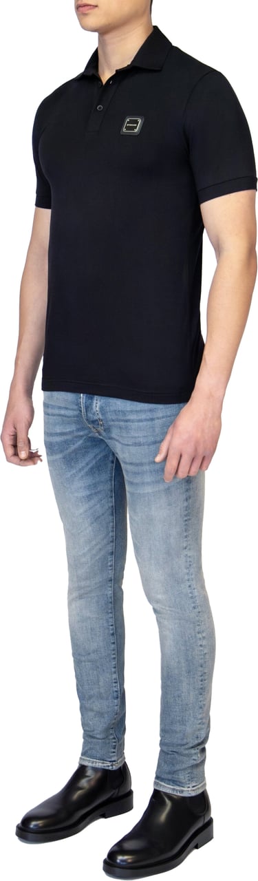 My Brand MB ESSENTIALS POLO | BLACK Zwart