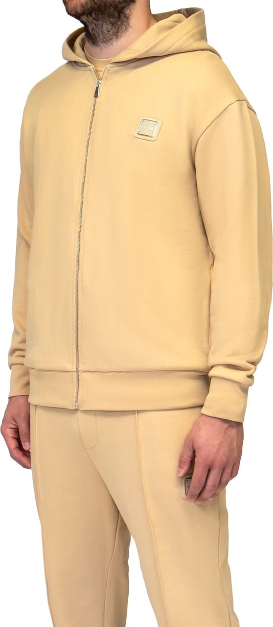 My Brand MB ESSENTIALS ZIP HOODIE | BEIGE Beige