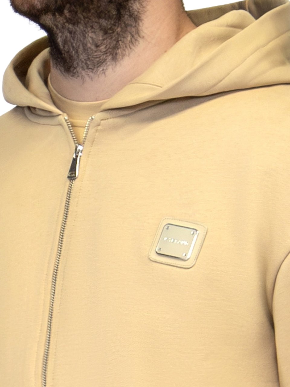 My Brand MB ESSENTIALS ZIP HOODIE | BEIGE Beige