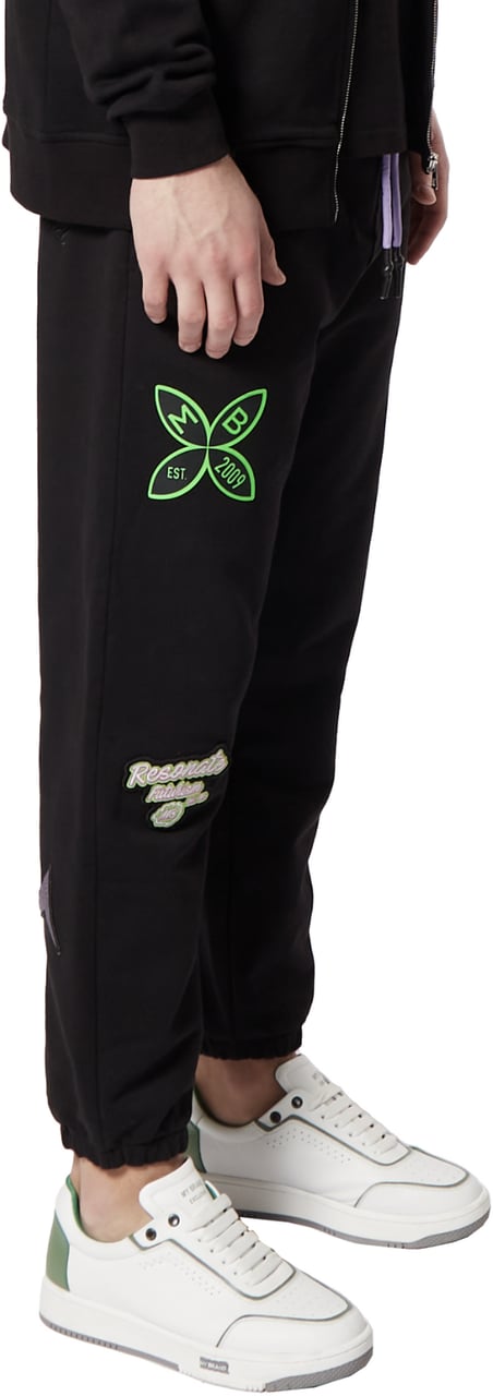 My Brand MB FUNKY PATCHES JOGGING | BLACK Zwart