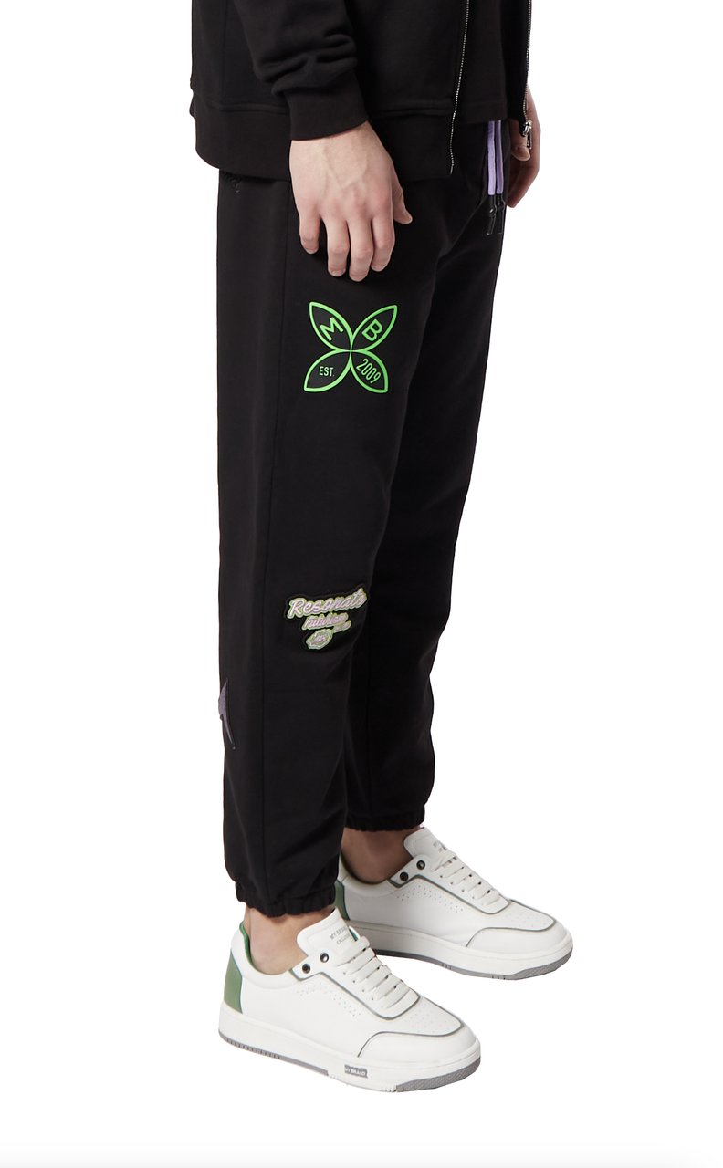 My Brand MB FUNKY PATCHES JOGGING | BLACK Zwart