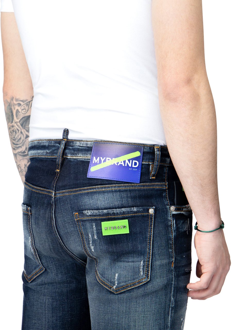 My Brand MB GREEN LINE SHORT JEANS | DENIM Blauw