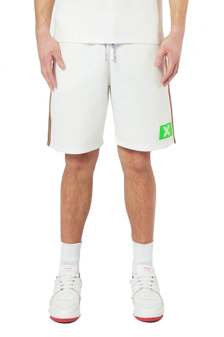 My Brand MB GREEN TAPING SHORT | OFF-WHITE Wit