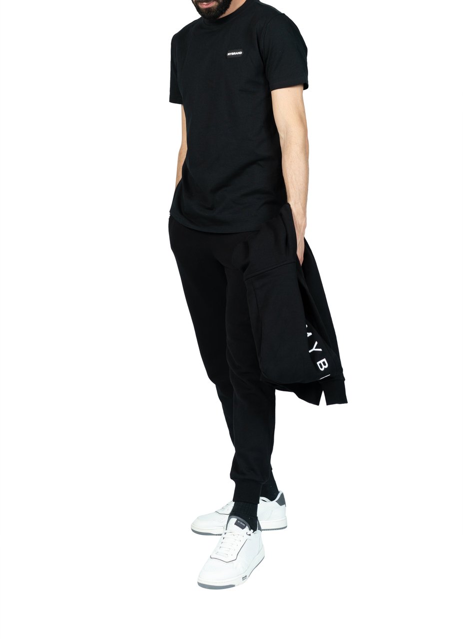 My Brand MB HEXAGON PATCH HOODIE BLA | BLACK Zwart