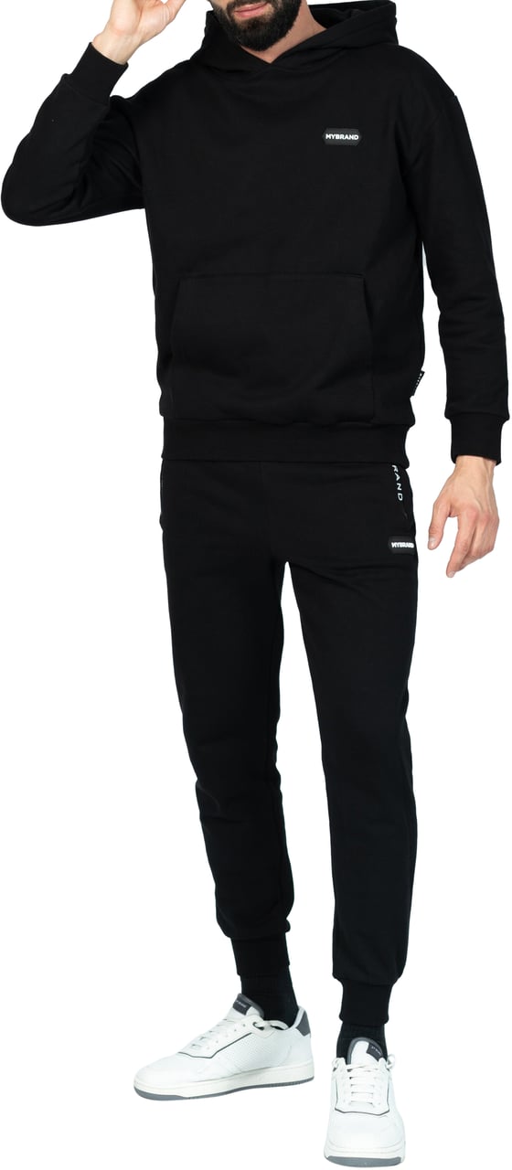 My Brand MB HEXAGON PATCH HOODIE BLA | BLACK Zwart