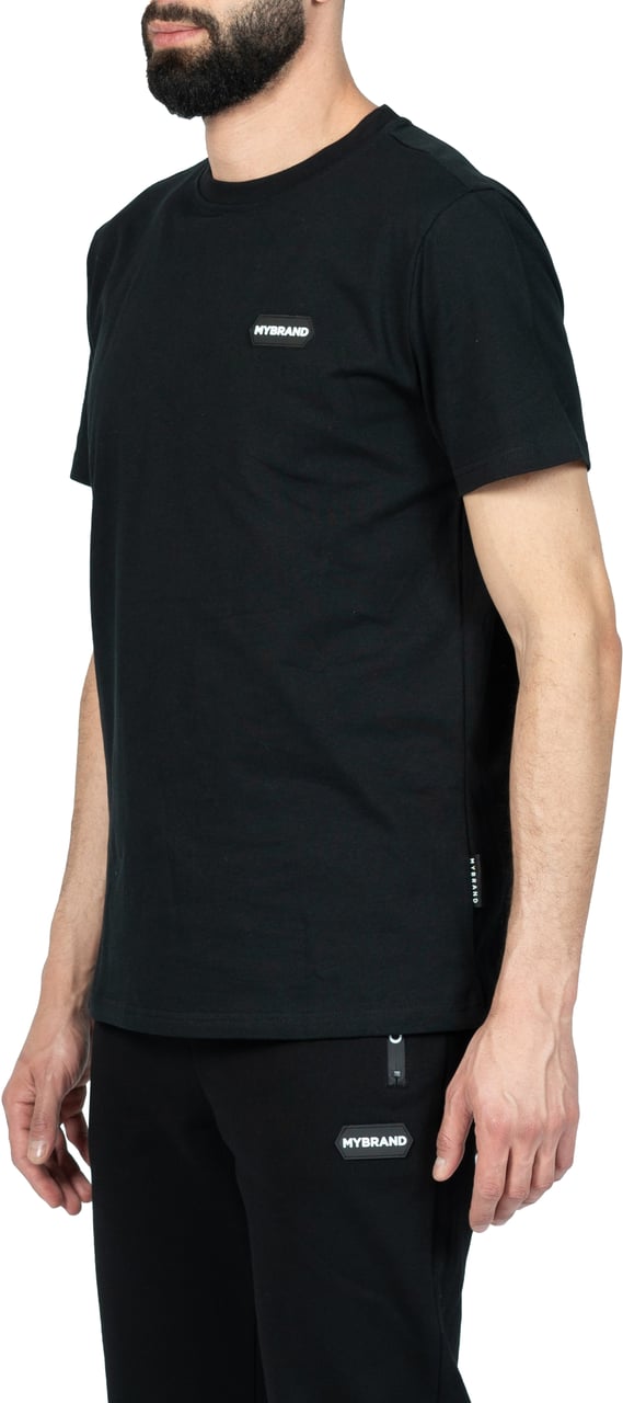My Brand MB HEXAGON PATCH T-SHIRT BL | BLACK Zwart