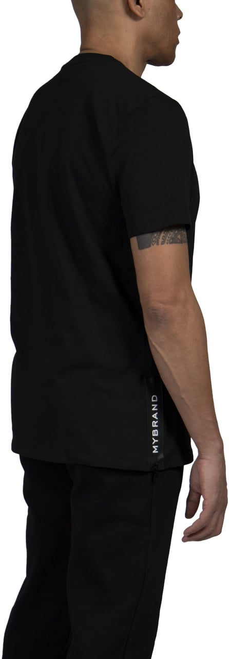 My Brand MB HEXAGON PATCH T-SHIRT BL | BLACK Zwart