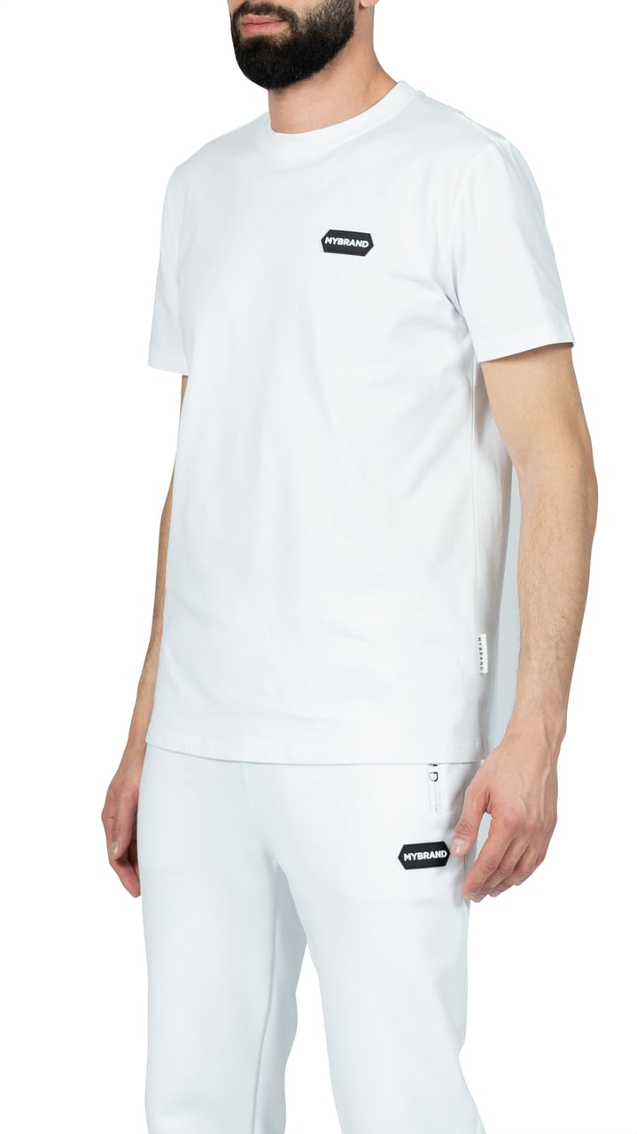 My Brand MB HEXAGON PATCH T-SHIRT WH | WHITE Wit