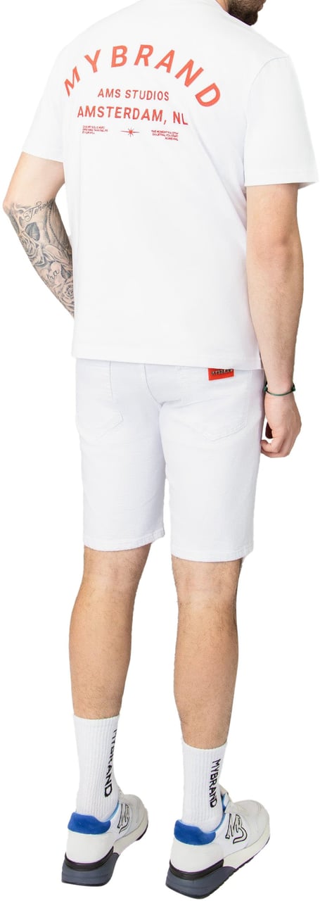 My Brand MB IVORY WHITE SHORT JEANS | WHITE JEANS Wit