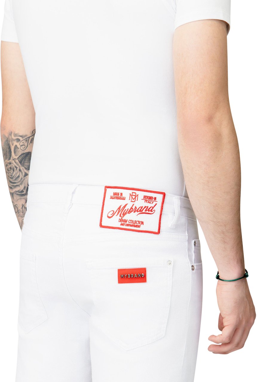 My Brand MB IVORY WHITE SHORT JEANS | WHITE JEANS Wit