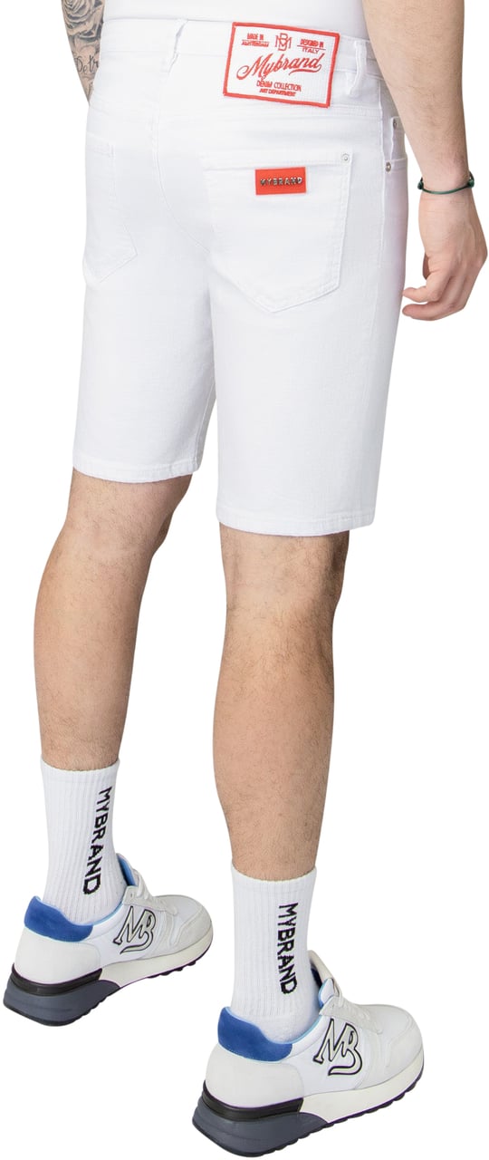 My Brand MB IVORY WHITE SHORT JEANS | WHITE JEANS Wit