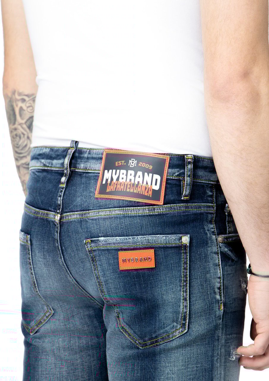 My Brand MB LAFRATELLANZA SHORT JEANS | DENIM Blauw