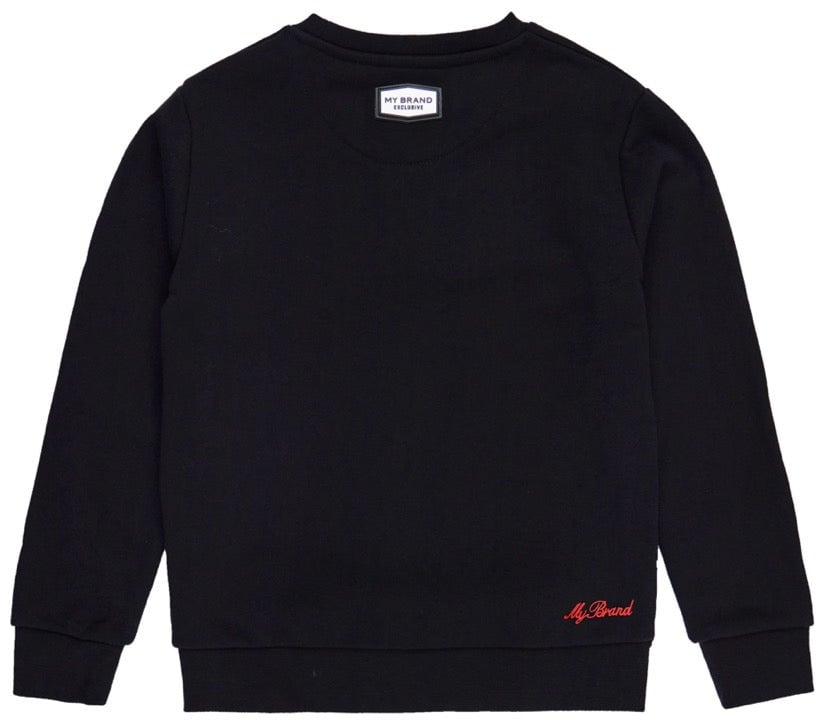 My Brand Mb Logo Sweater Black | BLACK Zwart