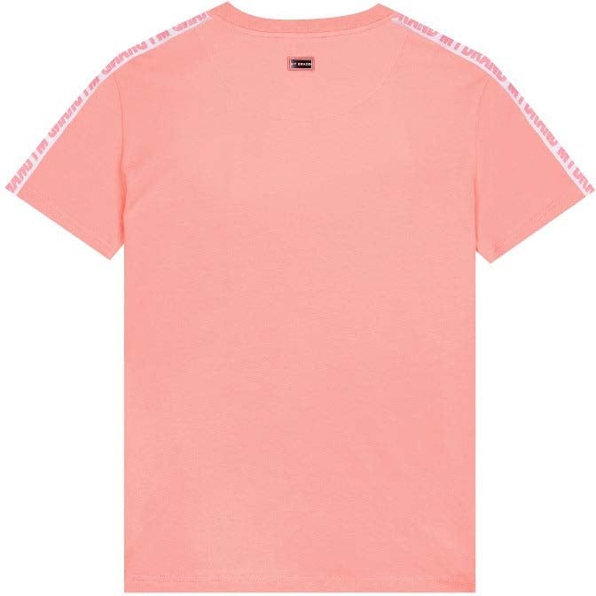 My Brand MB LOGO TAPING T-SHIRT | PEACH Roze