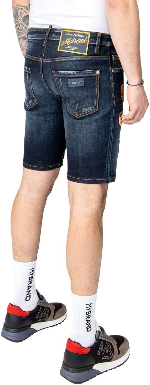 My Brand MB PATCH SHORT JEANS | DENIM Blauw