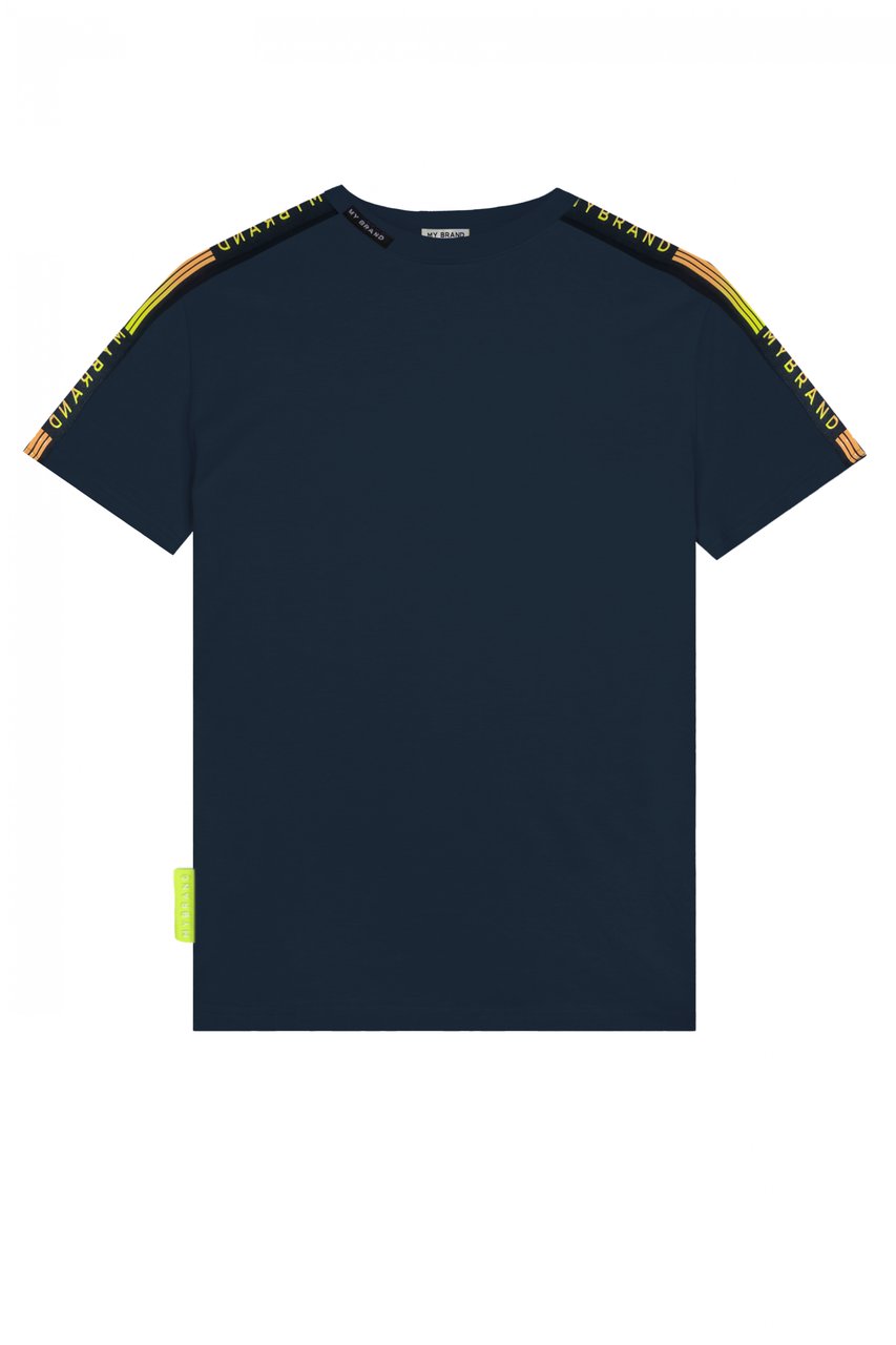 My Brand MB STRIPES GRADIENT T-SHI | NAVY Blauw