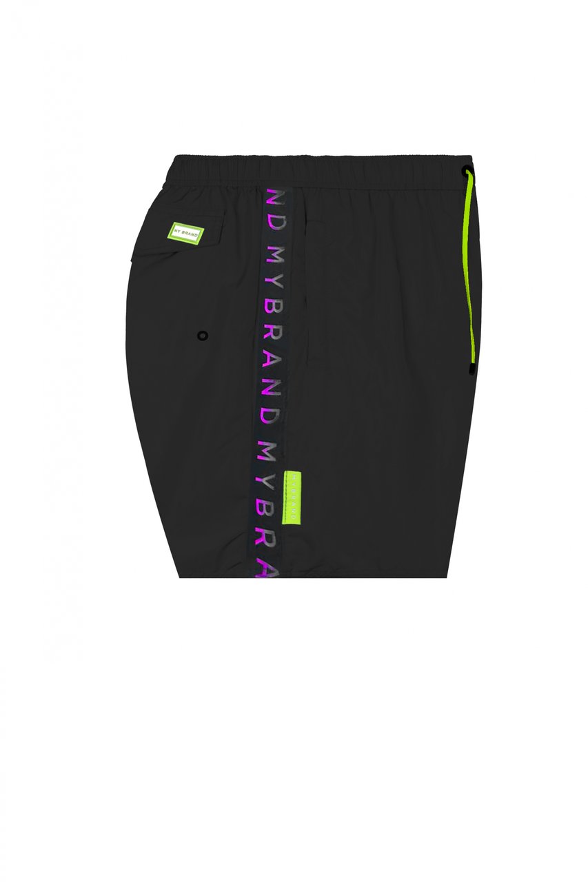 My Brand MB TAPING GRADIENT SHORT | BLACK Zwart