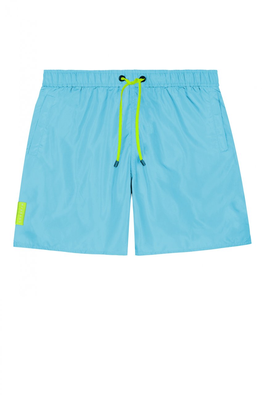 My Brand MB TAPING GRADIENT SHORT | BLUE Blauw
