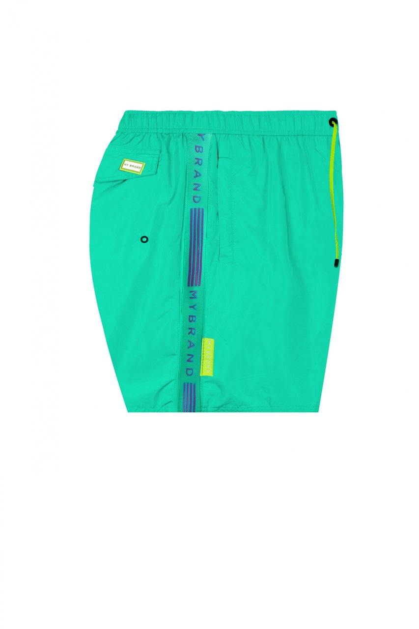 My Brand MB TAPING GRADIENT SHORT | TURQUOISE Blauw