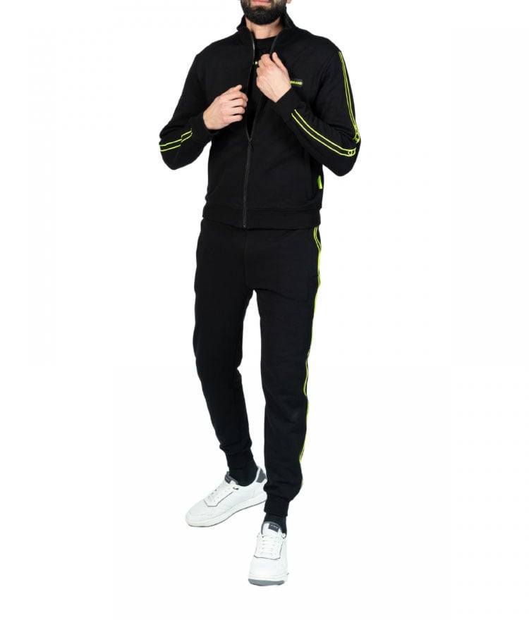 My Brand MB TAPING SHIRT BLACK N. YELLOW | BLACK - NEONYELLOW Zwart