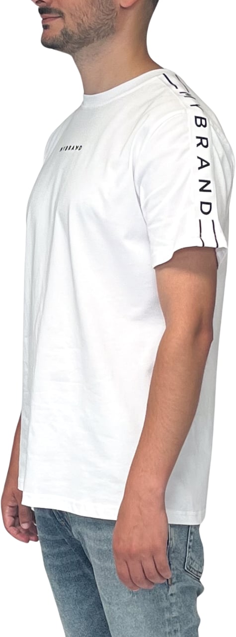 My Brand MB TAPING SHIRT WHITE BLACK | WHITE Wit