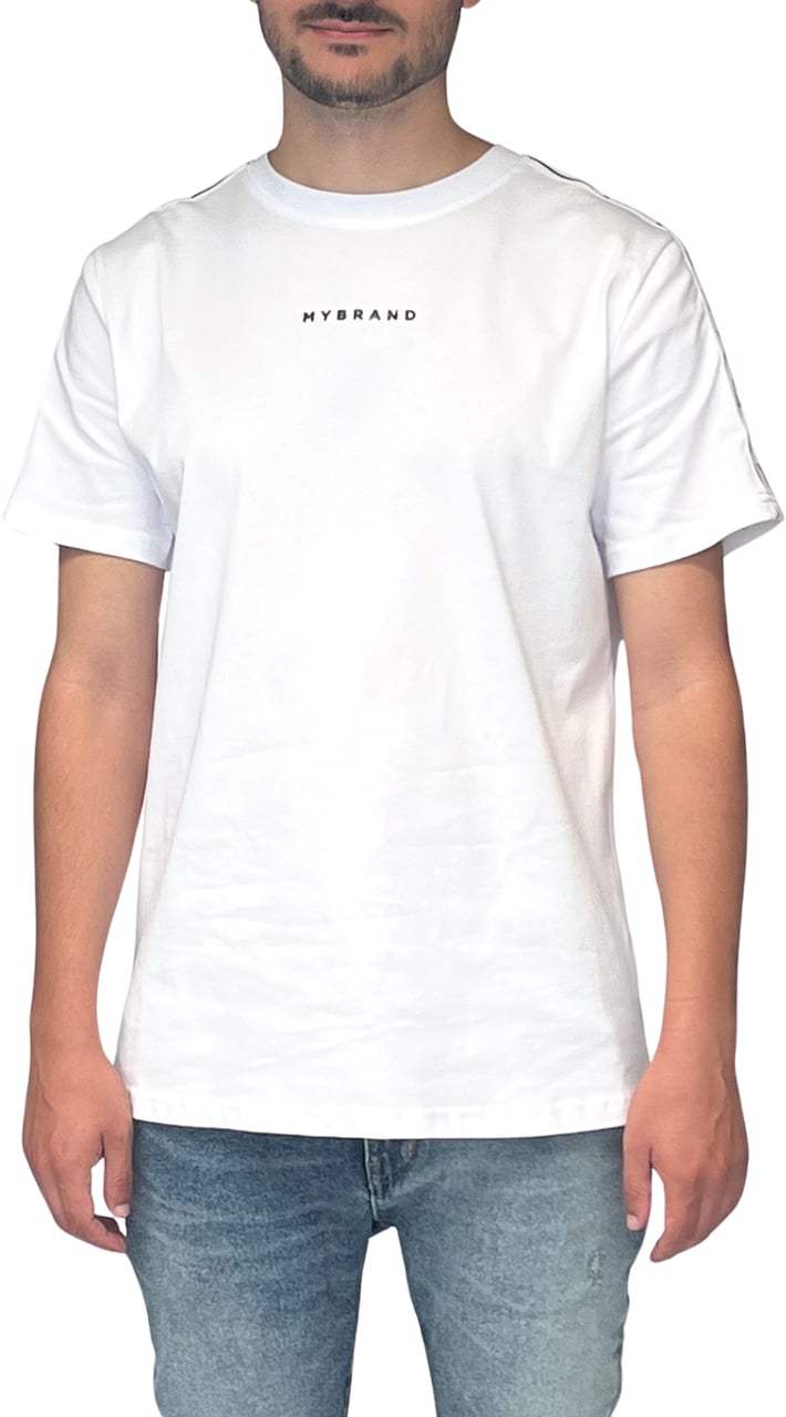 My Brand MB TAPING SHIRT WHITE BLACK | WHITE Wit