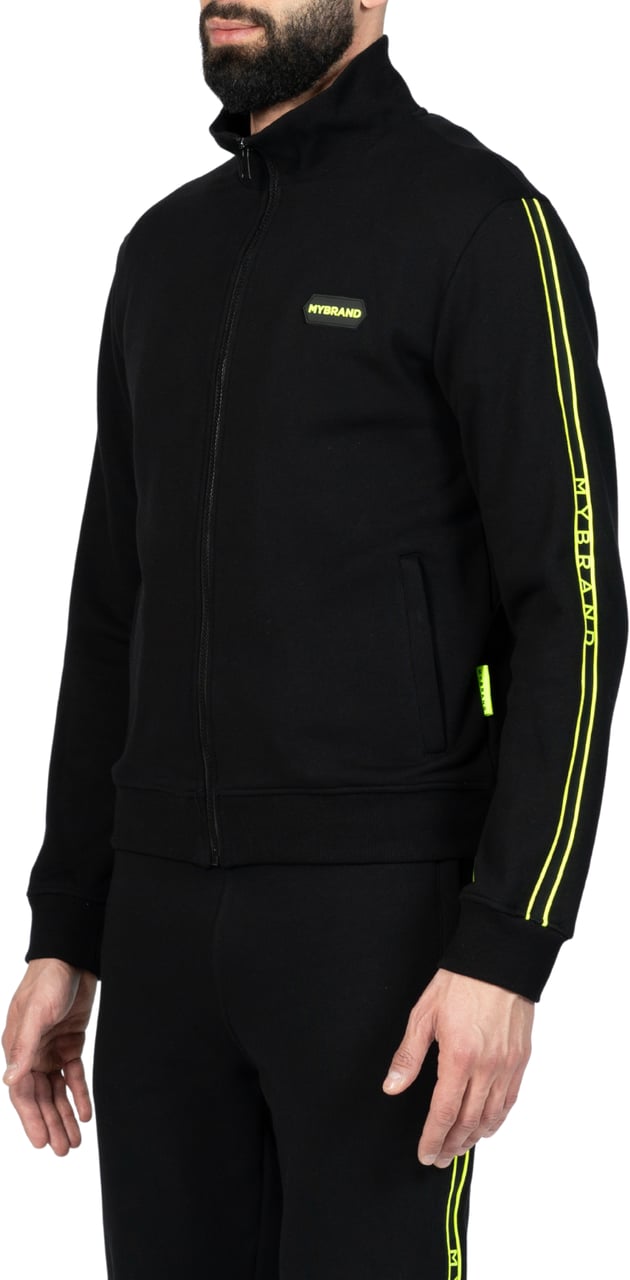 My Brand MB TAPING TRACKSUIT BLACK N.YELLOW | BLACK - NEONYELLOW Zwart