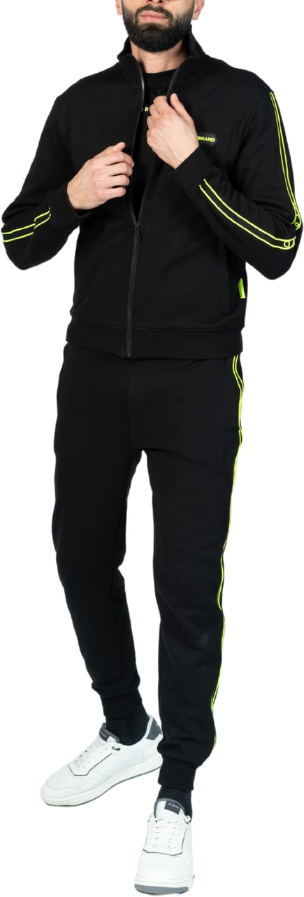 My Brand MB TAPING TRACKSUIT BLACK N.YELLOW | BLACK - NEONYELLOW Zwart