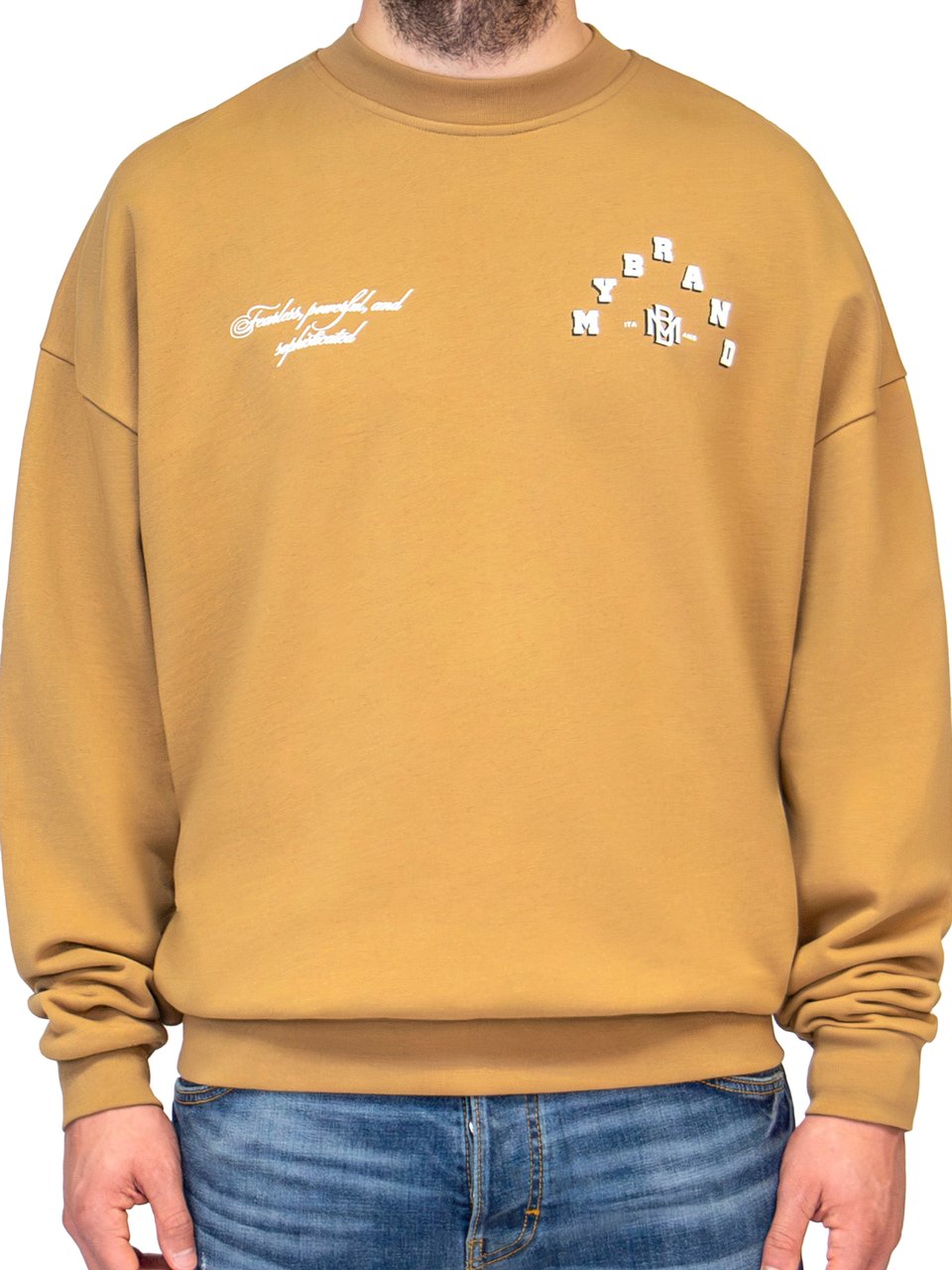 My Brand MB VANGUARD SWEATER | BROWN Bruin