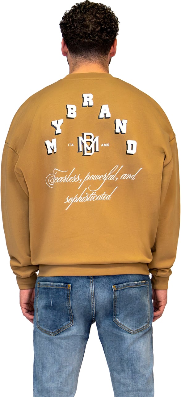 My Brand MB VANGUARD SWEATER | BROWN Bruin