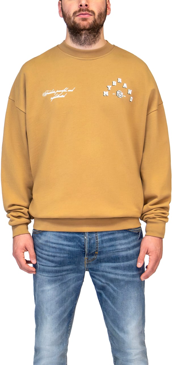 My Brand MB VANGUARD SWEATER | BROWN Bruin