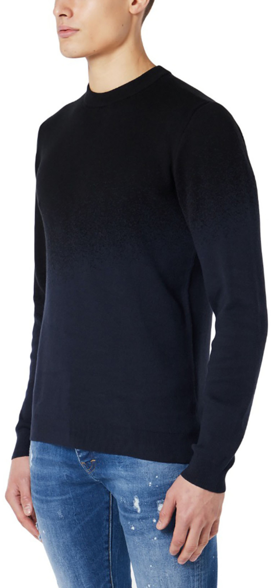 My Brand M Gradient Spray Sweater | BLUE Blauw