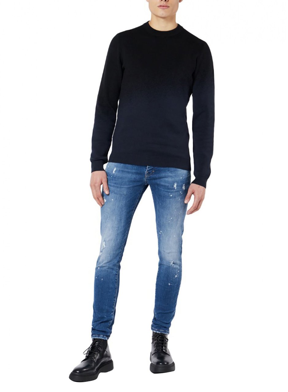 My Brand M Gradient Spray Sweater | BLUE Blauw