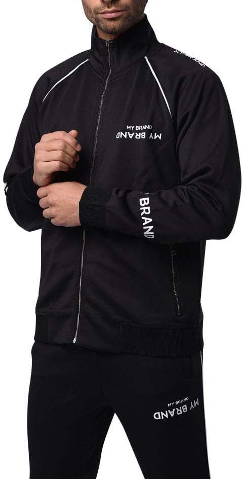 My Brand MULTI BRANDING TRACKSUIT | BLACK Zwart