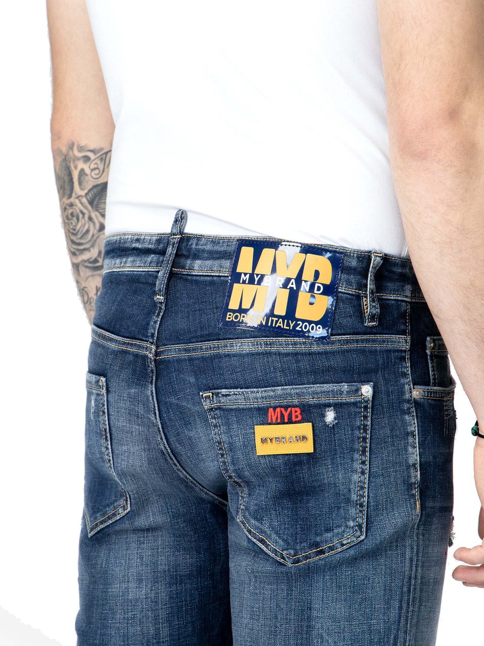 My Brand MYB BORN IN ITALY SHORT JEANS | DENIM Blauw