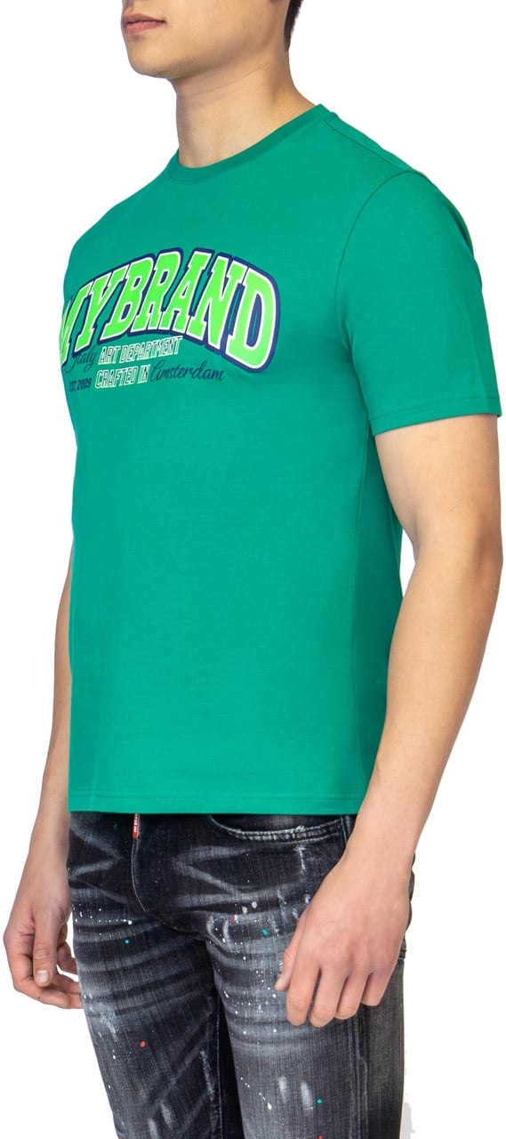 My Brand MYBRAND ART DEPARTMENT T-SHIRT | GREEN Groen